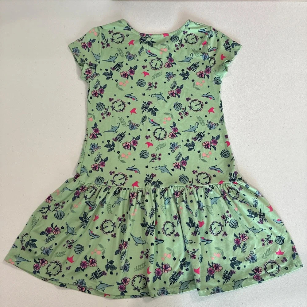 Girls Size 6 Dress Lot Disney Princess Castle Green Cynthia Rowley Butterfly‎